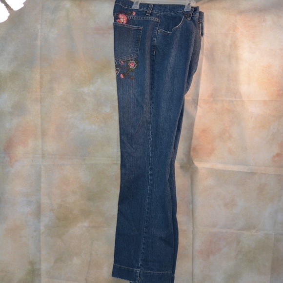 Gloria Vanderbilt Embroidered Jacket Jeans SZ 14 - Picture 12 of 12